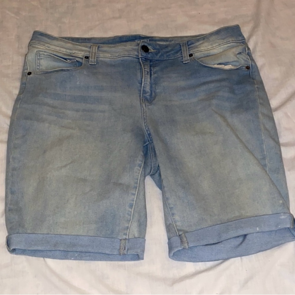 Time and Tru Light Blue Jean Shorts